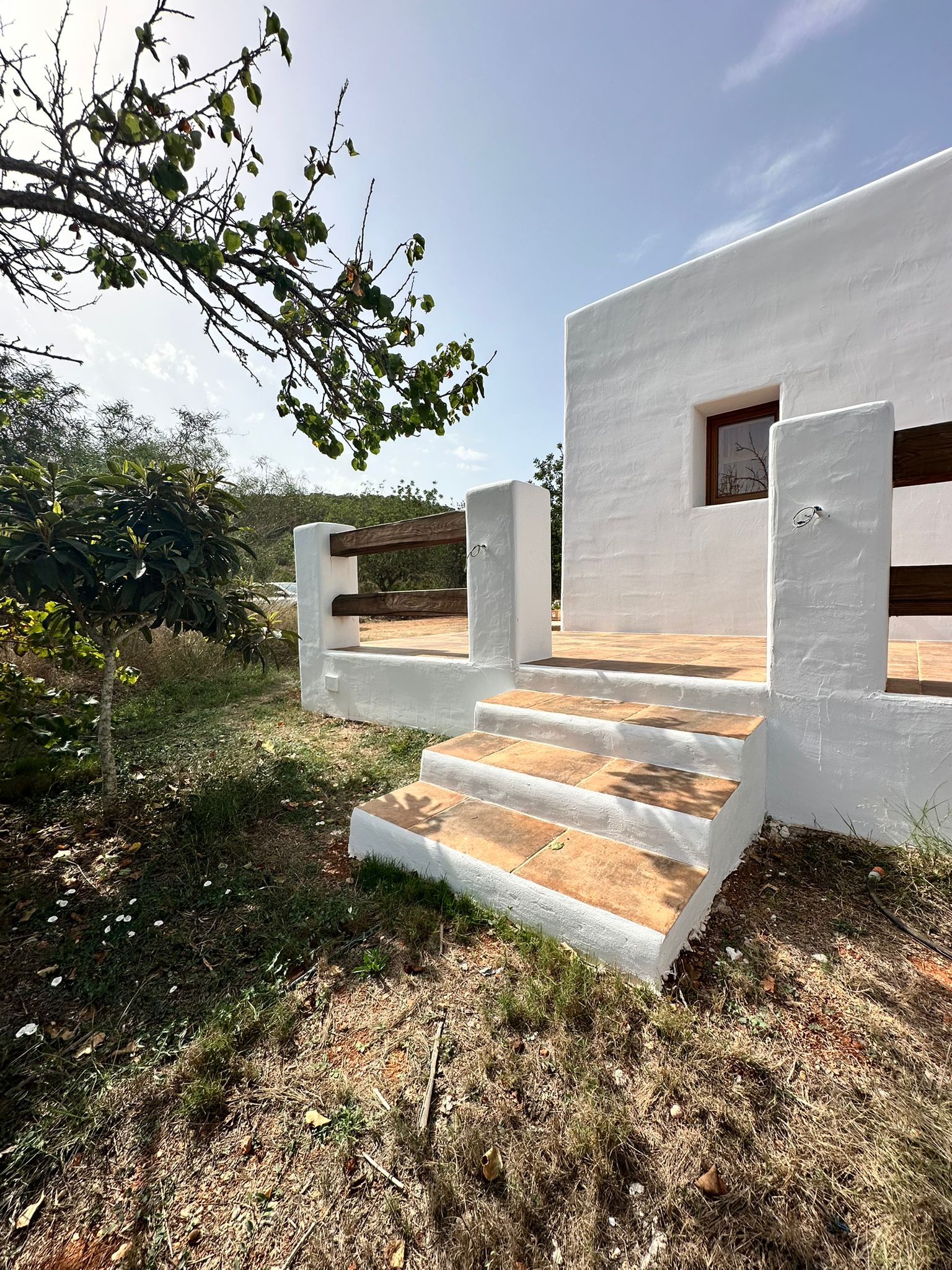 Resa Estates Ibiza finca te te koop for sale santa Gertrudis stairs garden.jpg